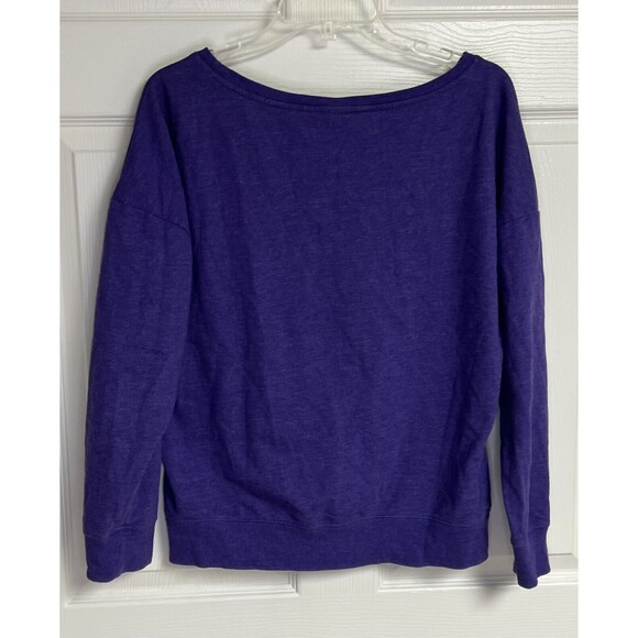 Lot 2 Womens Tank And Sweatshirt Blue Purple Green Workout Bike Pocket - Picture 4 of 14